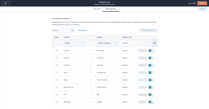 NetSuite Integration Configuration 2