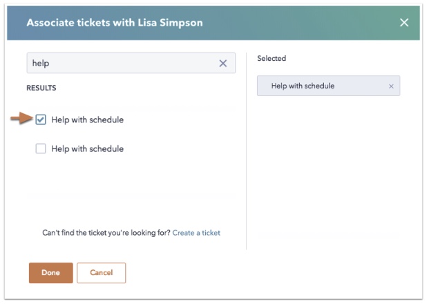 Associate Ticket